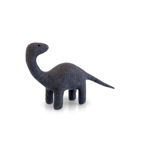 DASHDU - Dusty Dino - Charcoal Grey Felt Dinosaur